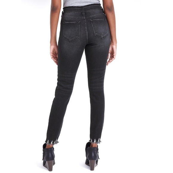 KanCan NWOT KanCan Skinny High Rise Frayed Waist and Hem Jeans 8 29 - Picture 8 of 10